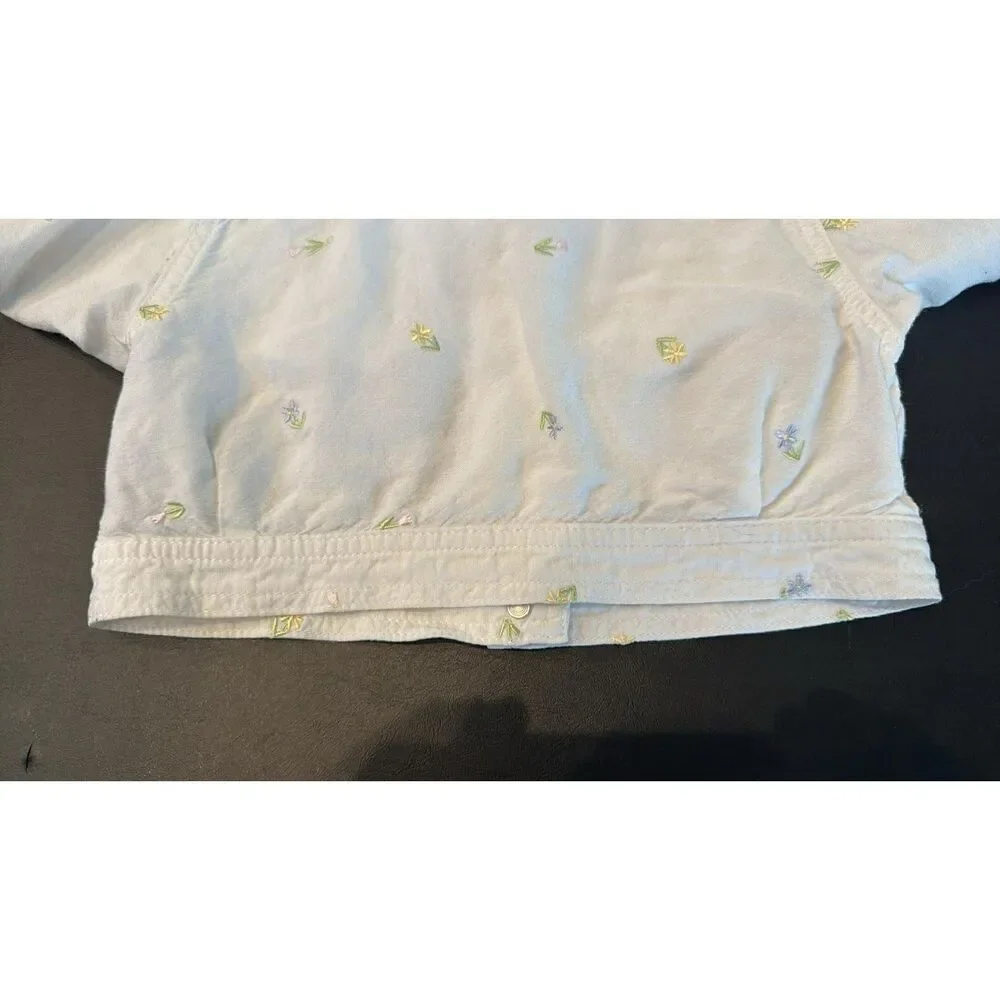 Little Girls 4T Gymboree Jacket with Little Flowers Snaps 2000